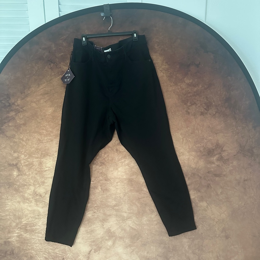 Ava & Viv Elegant Black Jeans - Picture 9 of 9